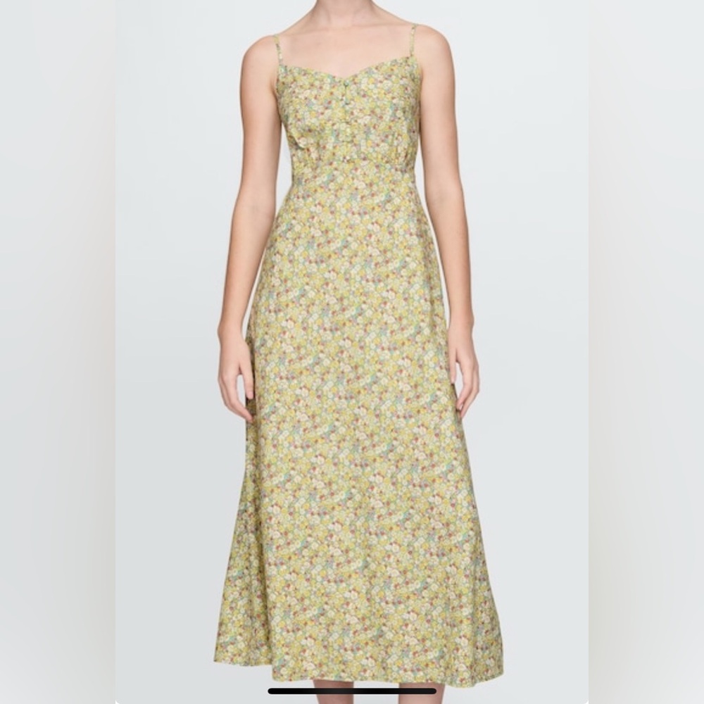 GAP Linen Blend Maxi Slip